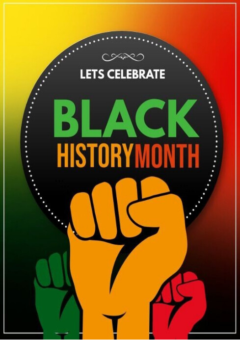 Black history month poster design Template | PosterMyWall