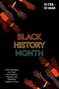 Black History Month Poster Template | PosterMyWall