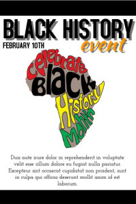 customize 260 black history month poster templates postermywall black history program template