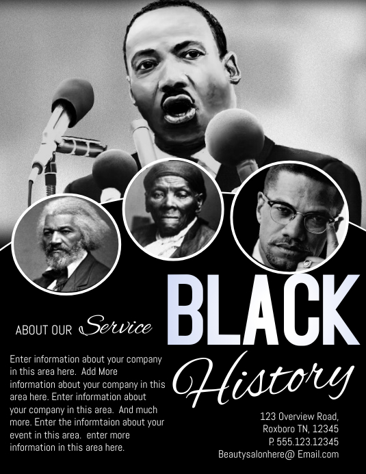 black history month poster assignment