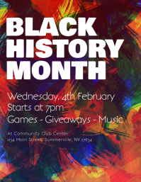 customizable design templates for black history month template flyer for black history month