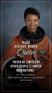 black history month quotes Instagram-Story template