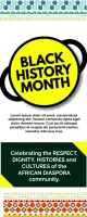 BLACK HISTORY MONTH ROLL UP BANNER (1) template