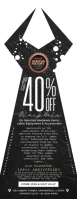 Black History Month Sale Door Hanger Template Zawieszka na drzwi