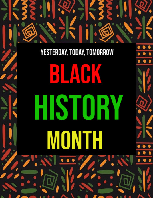 Black History month template 2025 PosterMyWall
