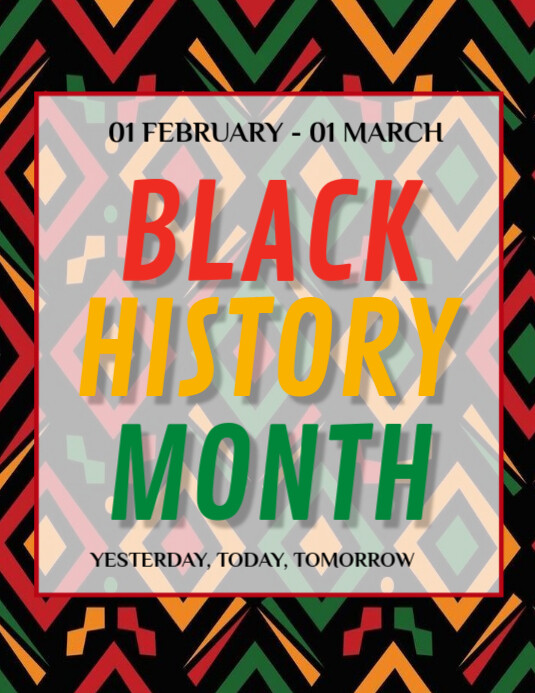 Black history month template 2025 PosterMyWall
