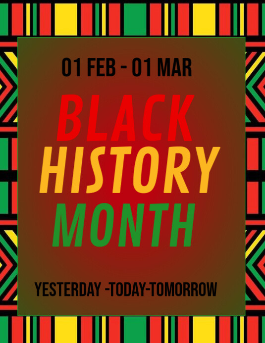 Black history month template 2025 PosterMyWall