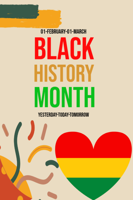 Black History Month template 2026 | PosterMyWall