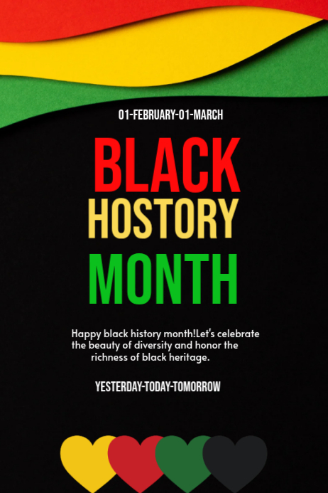 Black History Month template 2026 | PosterMyWall