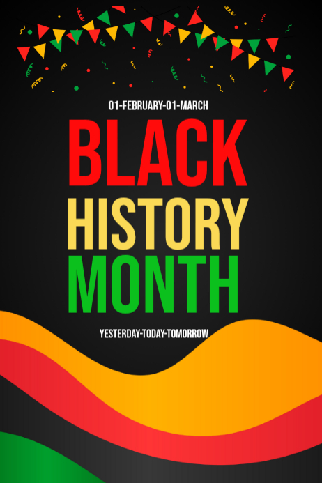 Plantilla de Black History Month template 2026 | PosterMyWall