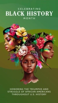 Black History Month Template Digital Display (9:16)