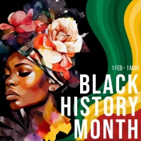 Black History Month Template Instagram-Beitrag