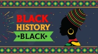 black history month Twitter Post template
