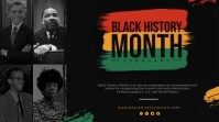 Black History Month Twitter Post Design template