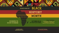 Black History Month Twitter Post Twitter-Beitrag template