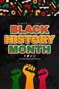 Black History Month Poster Template | PosterMyWall