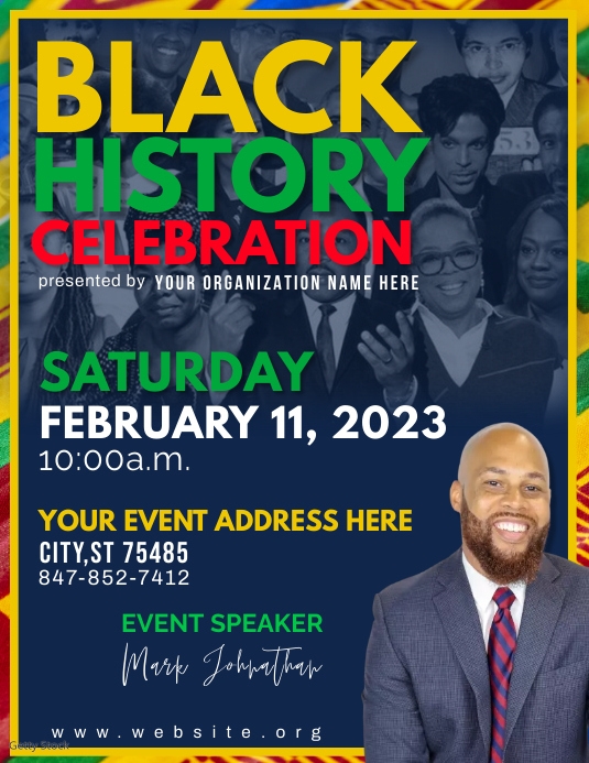 black history program Template PosterMyWall black history program Template PosterMyWall
