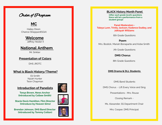 black history program Template PosterMyWall