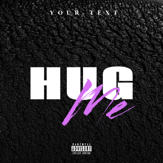 Black Hug Me Mixtape Album Cover Album Cover เทมเพลต | PosterMyWall