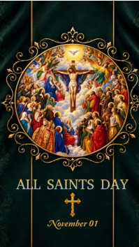 Black All Saints Day Umbukiso Wedijithali Template