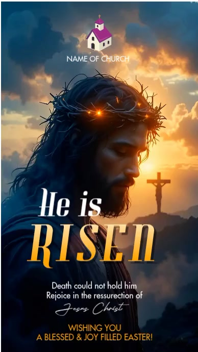 Easter Resurrection Template | PosterMyWall