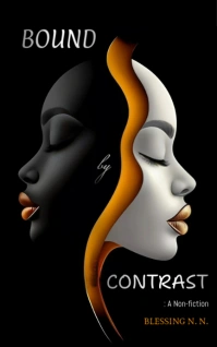 Black Illustrative Fiction Book cover design Kindle/Book Covers template