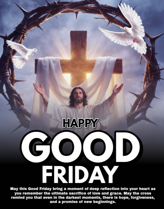 Good Friday Poster/wallboard Template | PosterMyWall