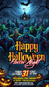 Noir Horror Night Event Indaba yaku-Instagram Template