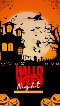 Hitam Halloween Night Event Instagram Story Template