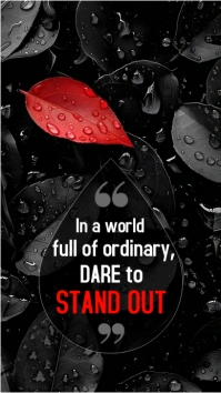 Black Illustrative Inspirational Quote  Insta Instagram Story template