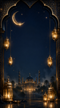 Black Islamic Festival Digitalt display Template
