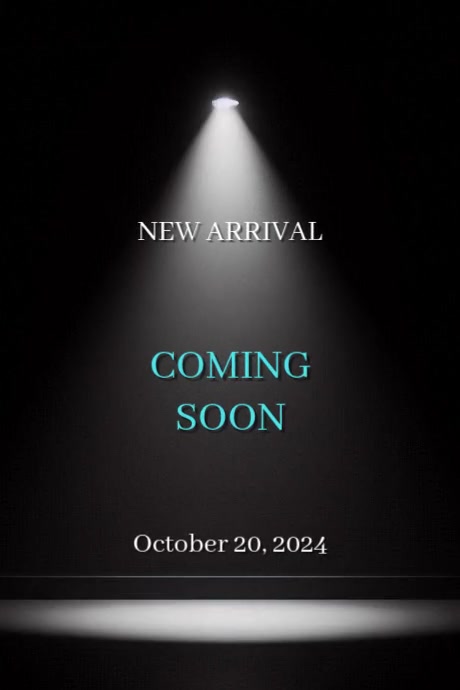 Black Illustrative New Product Launch Poster Template | PosterMyWall