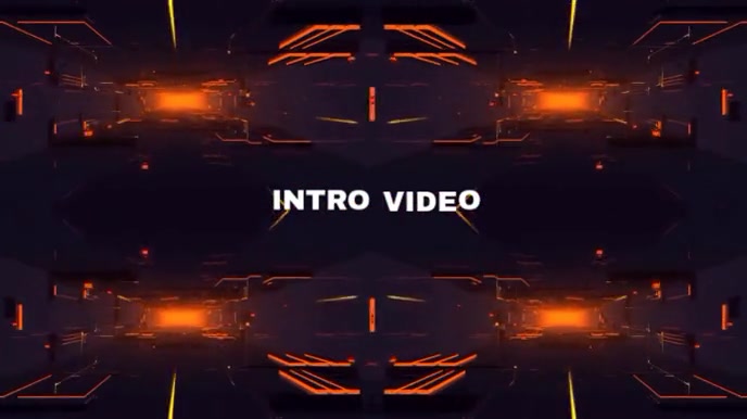 Black Intro  Digital Display (16:9) template
