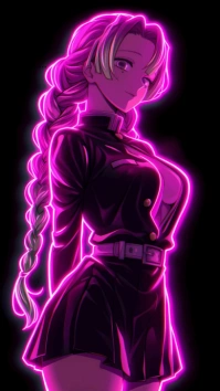 Black Joyful Anime Wallpaper Instagram Story template