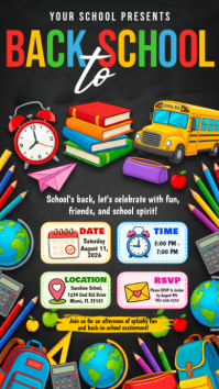 Black Back to School Celebration Indaba yaku-Instagram Template