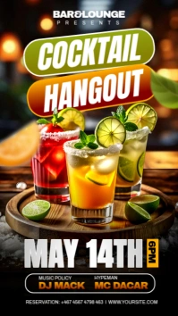 Black Joyful Bar Event  Instagram Story template