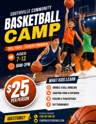 Sort Basketball Camp Volante Template