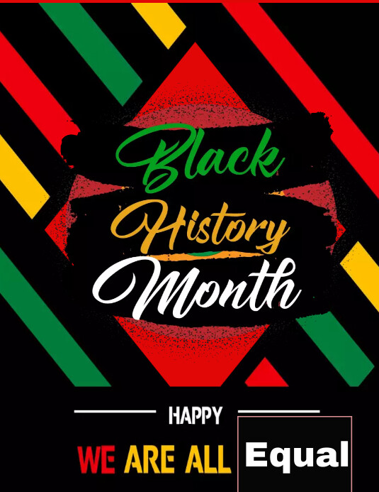 Black Joyful Black History Month Flyer (us Le Template | PosterMyWall
