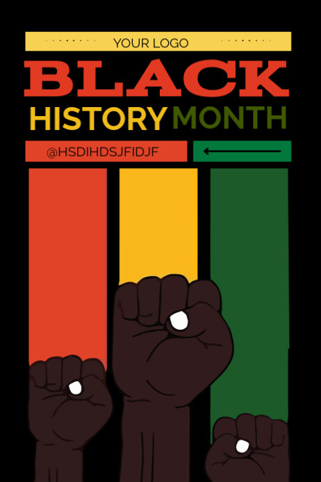 Modèle Black Joyful Black History Month Poster | PosterMyWall