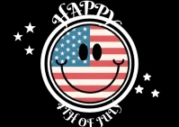 Black Joyful Celebrate America  Postcard Postal template