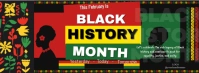 Black Joyful  Celebrating Black History Month Facebook Cover Photo template