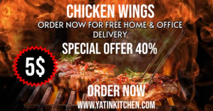 Negro Chicken Wings Special Offer Facebook Shared Image Template
