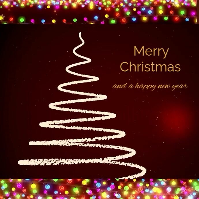 Plantilla de Black Joyful Christmas Tree Instagram Post | PosterMyWall