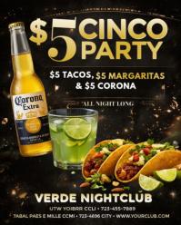 Sort Cinco de Mayo Party Instagram Portrait Template