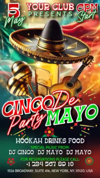 Nero Cinco de Mayo Party Instagram Story Template