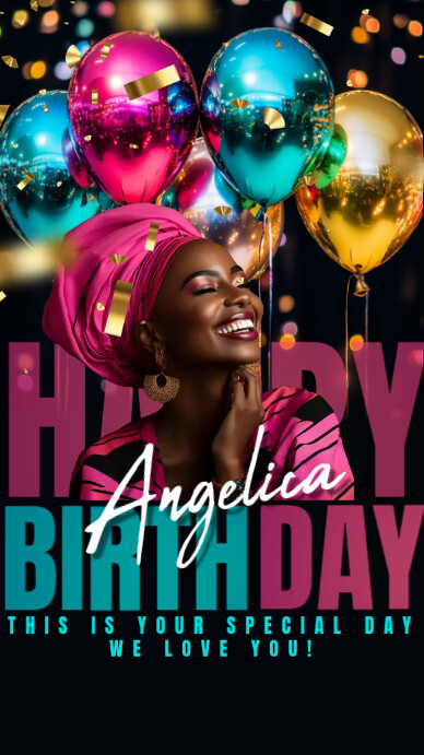 Black Joyful Colorful And Happy Joyful Instagram Story Template ...
