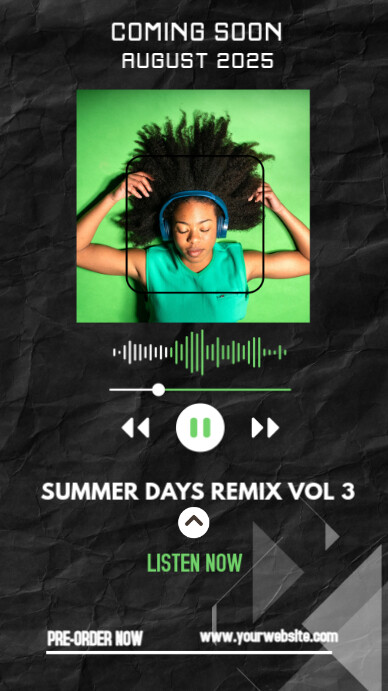 Black Joyful Coming Soon Instagram Story template