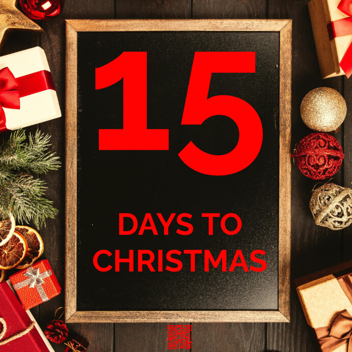 Black Joyful Countdown Instagram Post Template | PosterMyWall