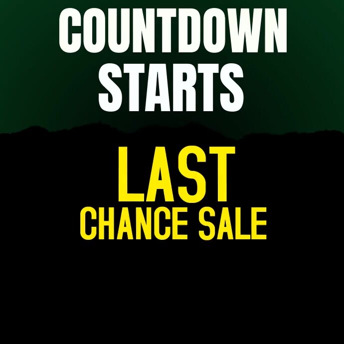 Black Joyful Countdown Starts Instagram Post Template | PosterMyWall