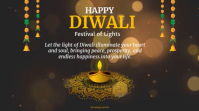 Black Joyful Diwali Festival Youtube Thumbnail template